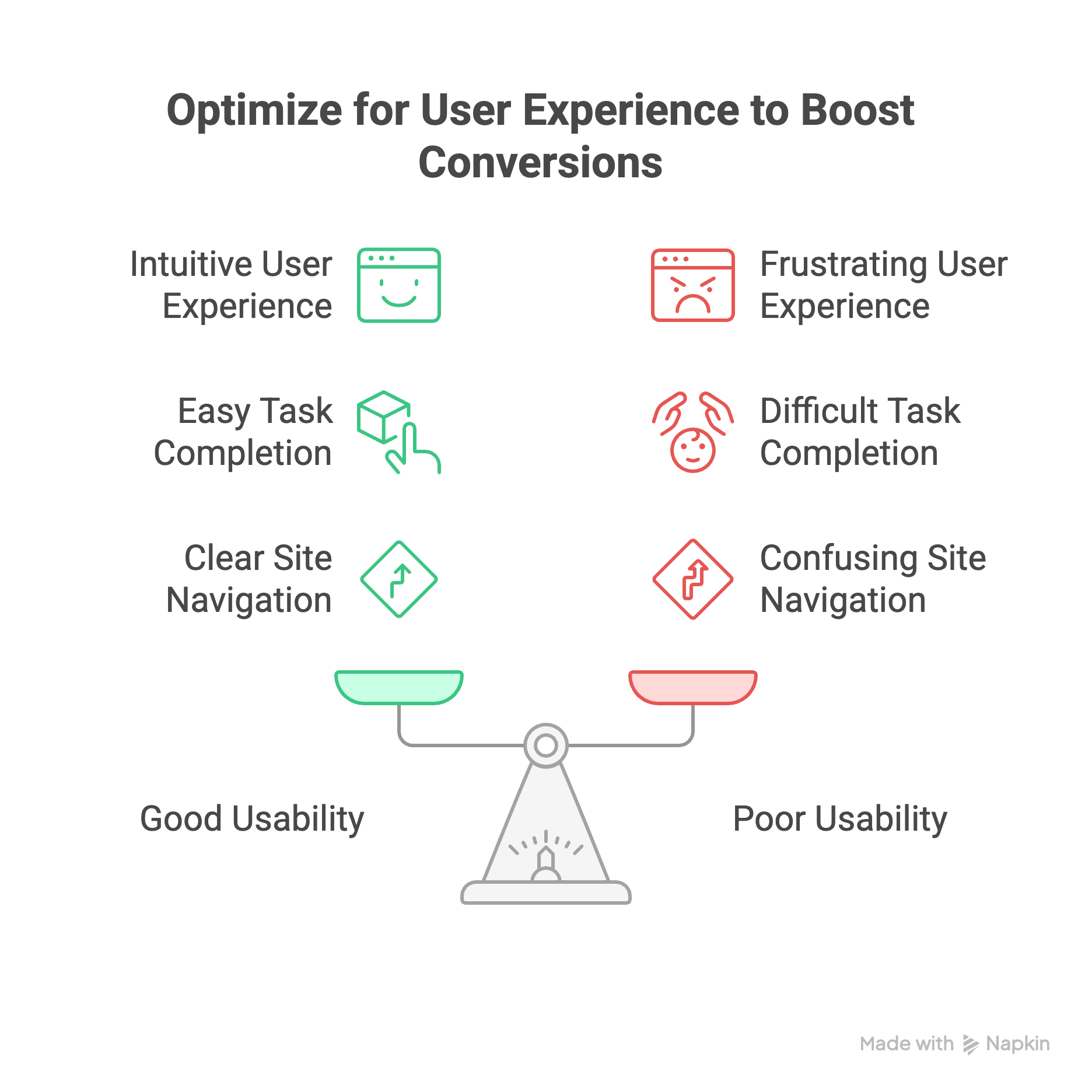 optimize for user experience to boost conversions