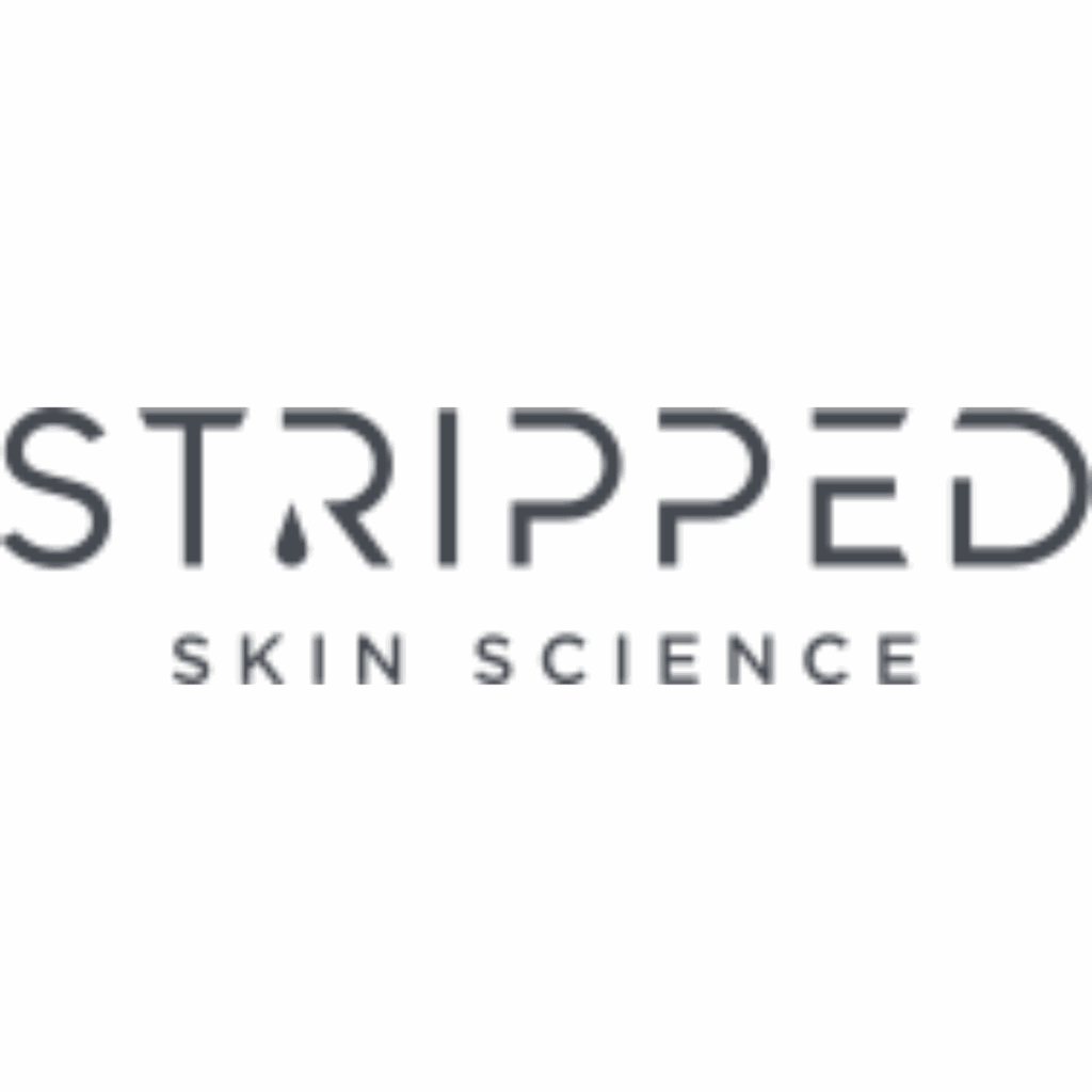 stripped logo